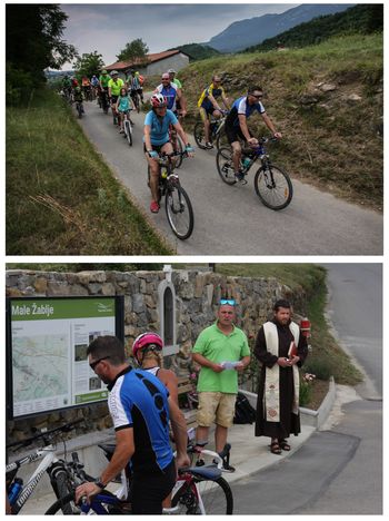 Blagoslov kolesarjev v naši dolini Blagoslov kolesarjev v naši dolini