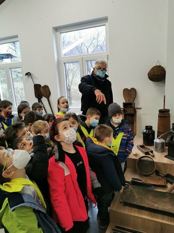 Šturski prvošolci v budanjskem muzeju