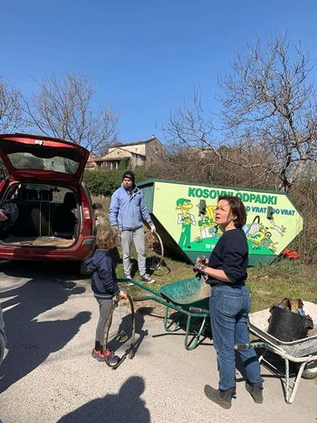 Spomladanska         čistilna akcija na Gočah