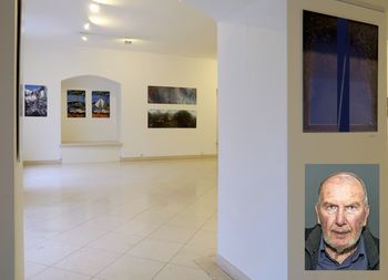 Danilo Jejčič v Galeriji DLUL v Ljubljani