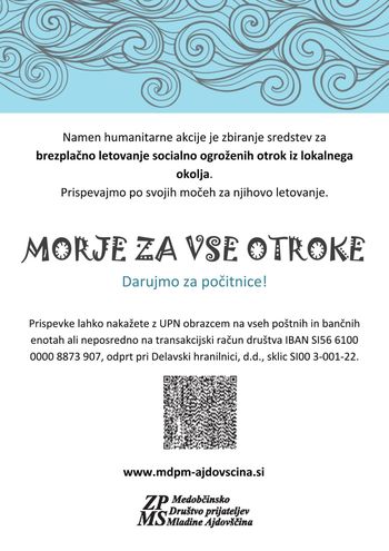 Priprave na poletne dogodivščine s prijatelji mladine