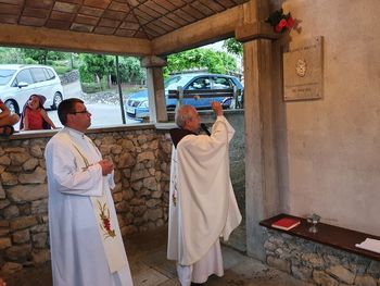 Blagoslov Martinove stopinje v Žapužah