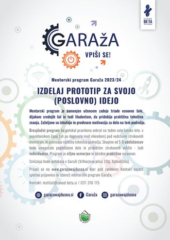 Mentorski program Garaža