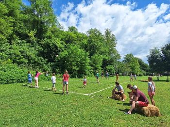 Gasilska mladina PGD Col na taborjenju