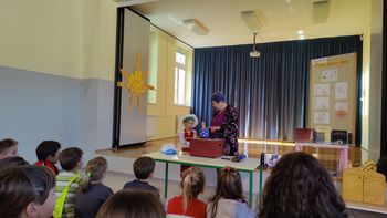 Obisk pisateljice Aksinje Kermauner