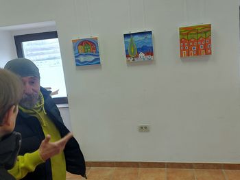 Likovni izdelki so nas povabili v Gaberje
