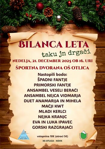 Bilanca leta 'taku jn drgači' že desetič na Otlici