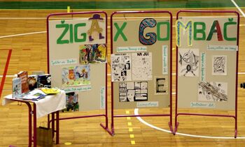 Literarni obisk pisatelja Žige X Gombača