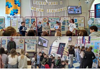 OŠ Dobravlje gostila razstavo RINOvacija