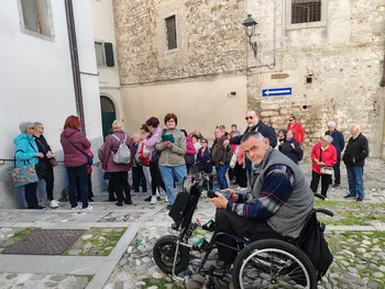 Člani Društva invalidov Ajdovščina - Vipava na pomladnem izletu po Furlaniji