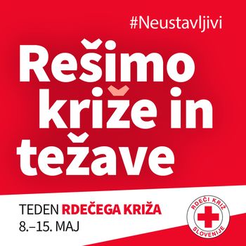 Rdeči križ Slovenije pomaga vsakemu desetemu prebivalcu Slovenije