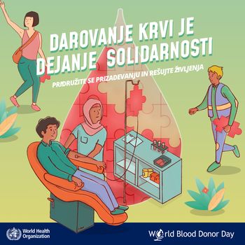 Darovanje krvi je dejanje solidarnosti. Pridružite se prizadevanju in rešujte življenja