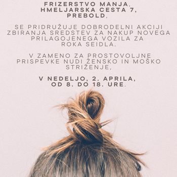 "Najlepša hvala vam vsem ... "