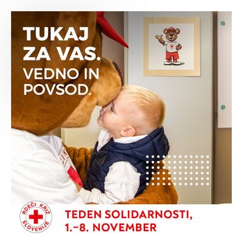 "Tukaj za vas. Vedno in povsod."