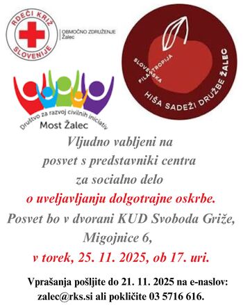 Posvet o uveljavljanju dolgotrajne oskrbe