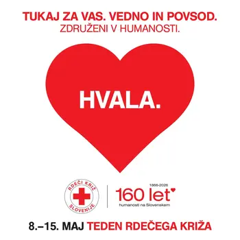 Teden Rdečega križa: Združeni v humanosti