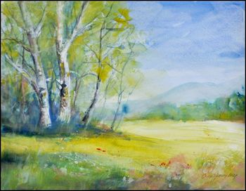 Otvoritev razstave del Janeza Ovsca: Pričakovanje pomladi