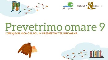 Prevetrimo omare 9: Izmenjevalnica oblačil in predmetov ter bukvarna