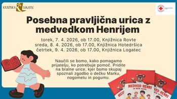 Posebna pravljična urica: Prva pomoč z medvedkom Henrijem