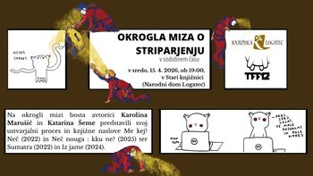 Okrogla miza o striparjenju: Karolina Marušič in Katarina Šeme