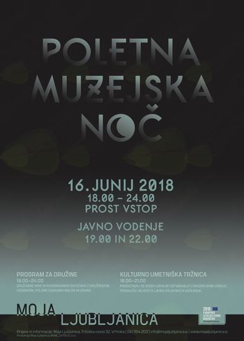 Poletna muzejska noč 16. junija na razstavi Moja Ljubljanica