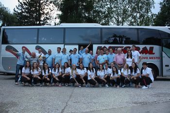 Gostovanje Občinskega pihalnega orkestra Trebnje in Trebanjskih mažoret na otoku Korčula