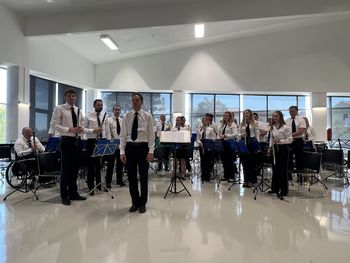 Občinski pihalni orkester Trebnje na tekmovanju v Omišlju