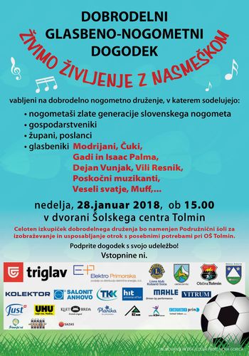 DOBRODELNA PRIREDITEV »ŽIVIMO ŽIVLJENJE Z NASMEŠKOM«