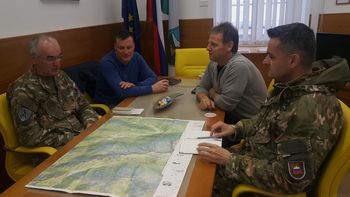 OBVESTILO O USPOSABLJANJU SLOVENSKE VOJSKE NA BOVŠKEM