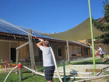 Uspešna sanacija strehe na vrtcu