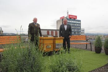 Minister Andrej Vizjak in župan Janko Prebil ob prazniku poudarila pomen čebel
