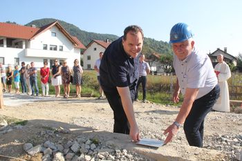 Položili temeljni kamen za prizidek k vrtcu Horjul