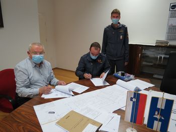 Podpis pogodbe med Občino in PGD Zaklanec 