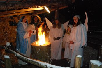 Jaslice v Zoo parku Rožman za popestritev božično - novoletnih praznikov