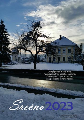 Nov občinski koledar za leto 2023 z motivi iz domačega kraja