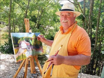 Likovna razstava del Janeza Ovsca v Deosu