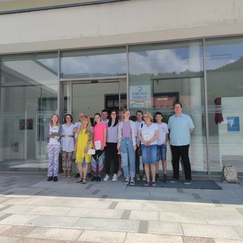 Sprejem odličnjakov pri Županu