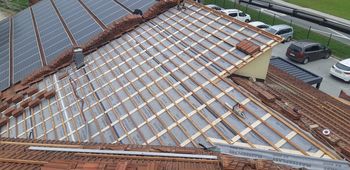 Sanacija strehe na vrtcu 