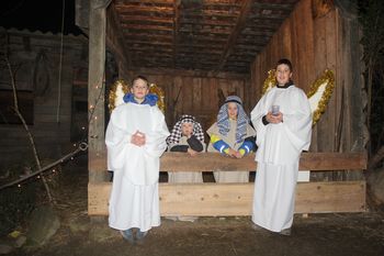 Žive jaslice v Zoo parku Rožman