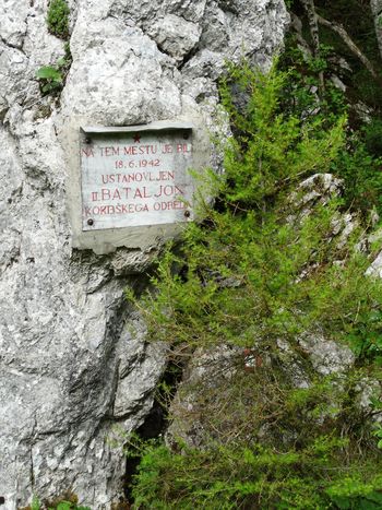 Srečanje ob 77 - letnici ustanovitve II. bataljona Kokrškega odreda