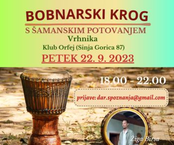 BOBNARSKI KROG S ŠAMANSKIM POTOVANJEM za odrasle