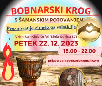 SOLSTICIJSKI BOBNARSKI KROG S ŠAMANSKIM POTOVANJEM za odrasle