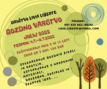 GOZDNO VARSTVO v času poletnih počitnic