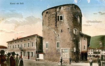 Kolesarski izlet v Kanal leta 1896