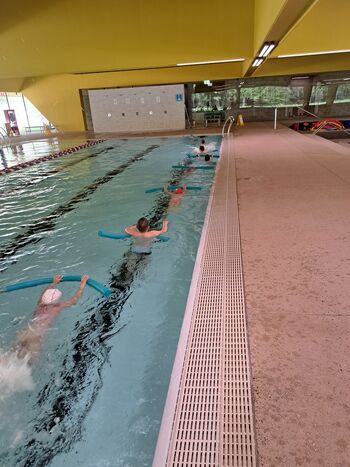 Naučimo se plavati: najmlajši iz Trebnjega na 10-urnem plavalnem tečaju