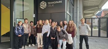 Obisk učencev iz Latvije