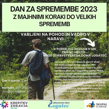 Z majhnimi koraki do velikih sprememb