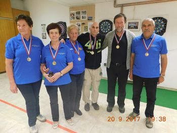 Športno društvo Baron izvedlo tekmovanje v pikadu za upokojence