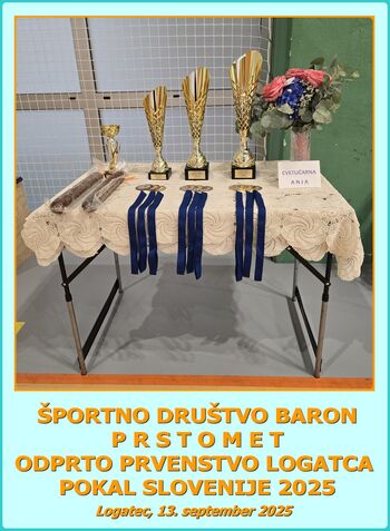 Prstomet - OP Logatca in Pokal Slovenije 2025, 13. september 2025