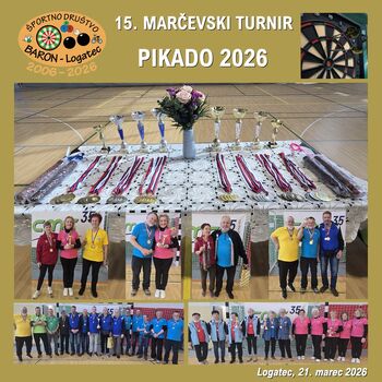 Letošnji največji pikado turnir v Logatcu